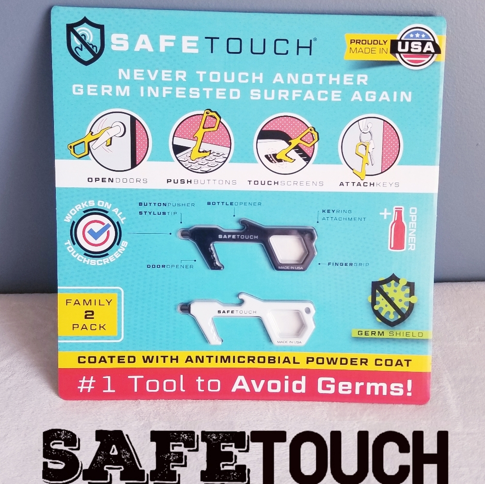 2- Safe Touch Button Pusher, Bottle - Door Opener